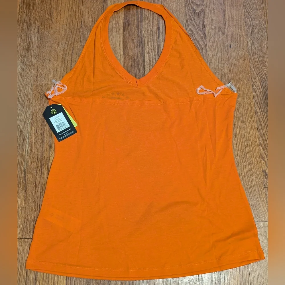 NWT Women's Zumba Fitness Halter Tank Top - Picture 3 of 4